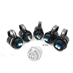 Waterproof Connector Socket Plug Fiber Cable Assembly Light weight FTTH ODVA LC/SC/MPO