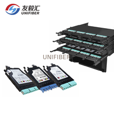 4U 576 Ports LC/SC Fiber Optic Patch Panel With 8/12 Ports Cassette