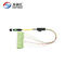 OM5 12 Fiber MPO To SC Breakout Patch Cable Flat Ribbon