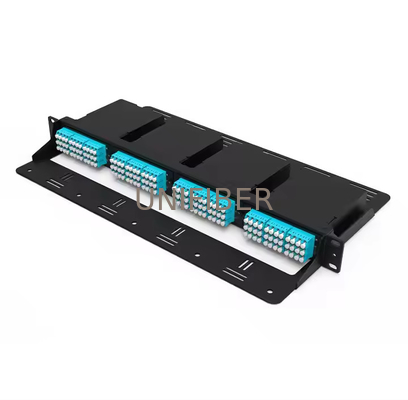FHD mật độ cao 1U 144 Fiber Rack Mount Enclosure 4 x FHD Cassette hoặc Panel